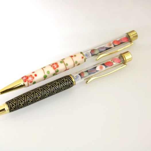 【柄が選べる】友禅和紙のお寿司ボールペン/１本